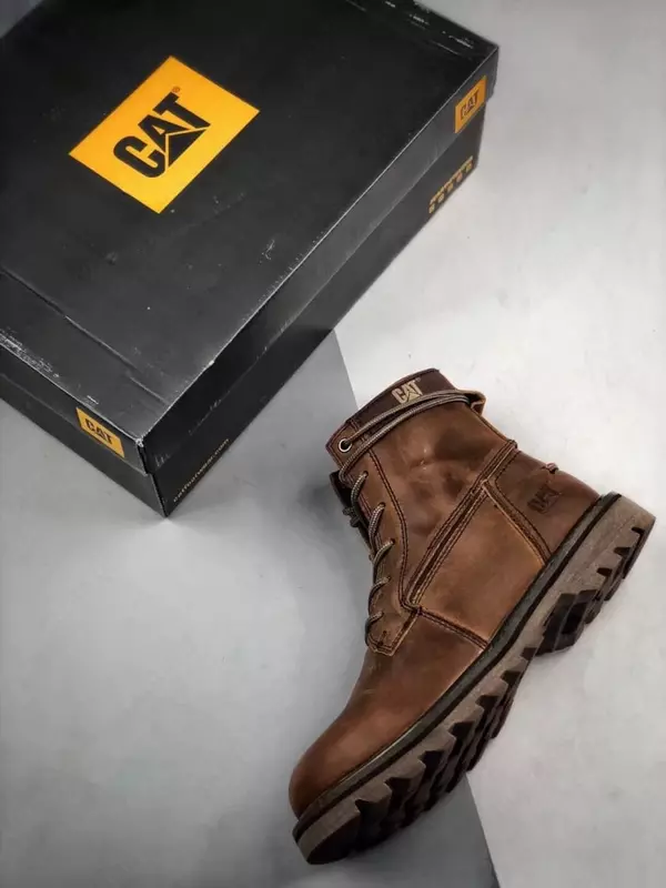 Кожаные мужские зимние ботинки CAT On Board Куртки Аляска и пуховики в Ташкенте