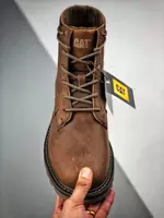 Кожаные мужские зимние ботинки CAT On Board - Куртки Аляска и пуховики в Ташкенте