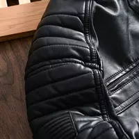 Мужская кожаная куртка косуха Diverse Jackblack - 901 000 сум