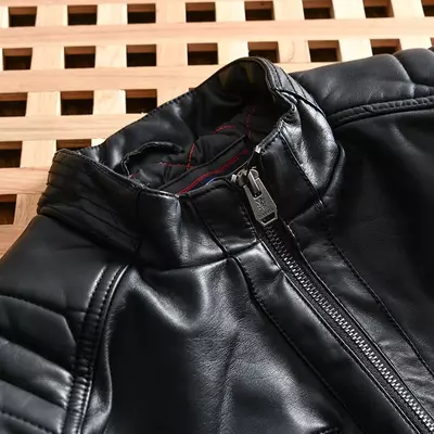 901 000 сум / шт Мужская кожаная куртка косуха Diverse Jackblack