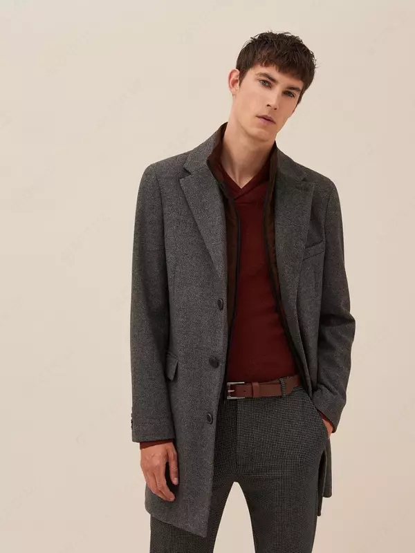 Мужское шерстяное пальто DEVRED 1902