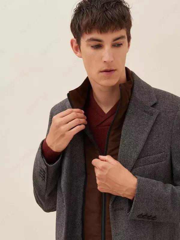 Мужское шерстяное пальто DEVRED 1902 Только в розницу