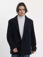 Мужское шерстяное темно-синее полупальто Blend Ambitious - 1 144 000 сум