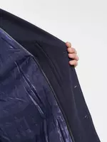 Мужское шерстяное темно-синее полупальто Blend Ambitious Только в розницу