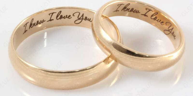 3D лазерная гравировка на кольцо