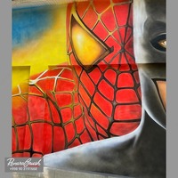 Глянцевая аэрография на бытовой технике