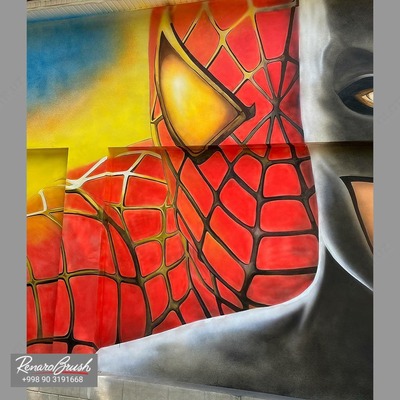 Глянцевая аэрография на бытовой технике