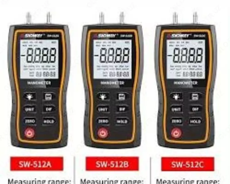  Цифровой дифференциальный манометр SW-512 - 