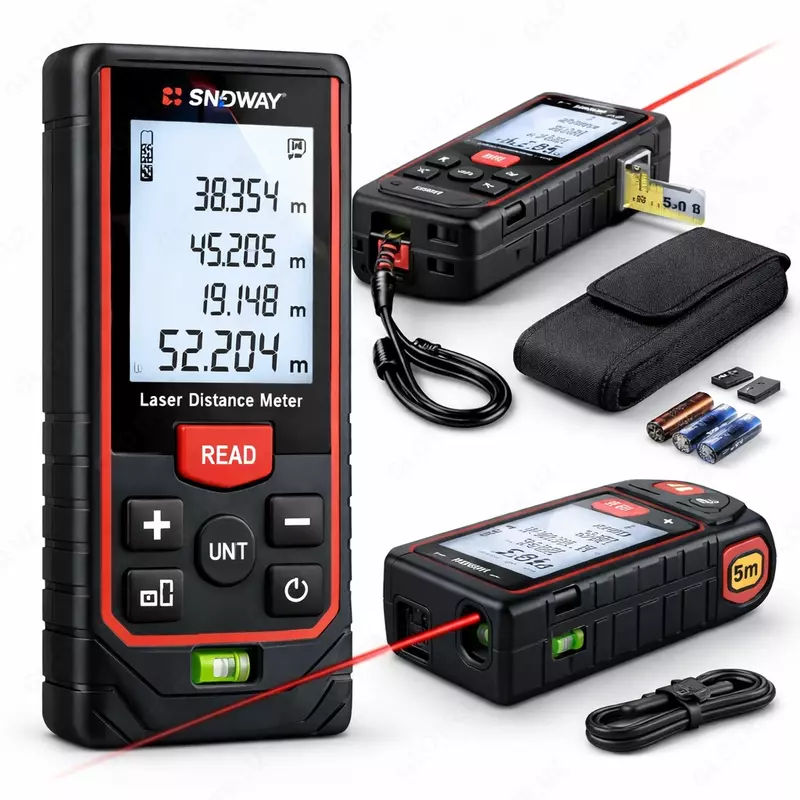 Лазерный дальномер‑рулетка SW‑MS50