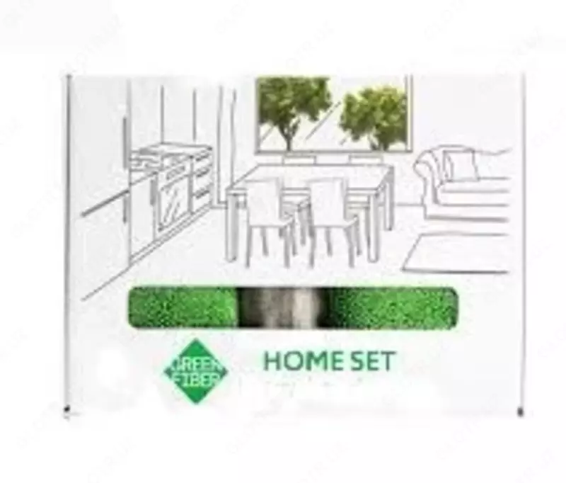 Murakkab doglarni tozalash uchun toplam GREEN FIBER HOME SET Ogir tozalash