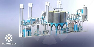 Biz Turkiyaning eng kuchli kompaniyasi texnologiyalaridan foydalangan holda har qanday quvvatga ega eng zamonaviy un tegirmonini quramiz! - Narx so&#039;rov asosida