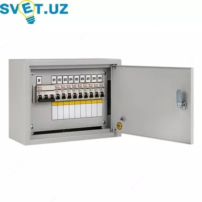 Щит освещения ЩО с автоматическими выключателями 3P 1x63A 1P 9x16A