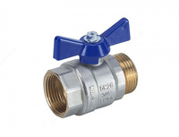 APE углавой Шаровой кран Бабочка м/м 1* италия