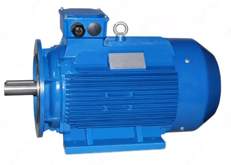  Промышленный электродвигатель (лапы+фланец) АИР 160М6 (2081)  15 кВт  1000 об/мин (Россия) - 