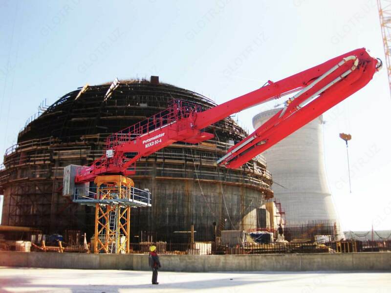 Распределительные стрелы для монтажа на секциях крана Putzmeister MXG