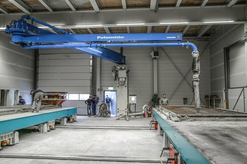 Круговые гидравлические распределительные стрелы Putzmeister RV