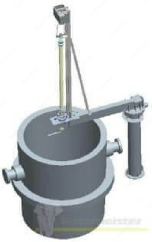  ALIVA-580 chelaklarini purkash uchun manipulyator - 