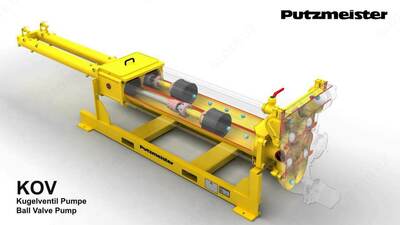 Поршневой шламовый насос PUTZMEISTER KOV с шаровыми клапанами - Цена по запросу