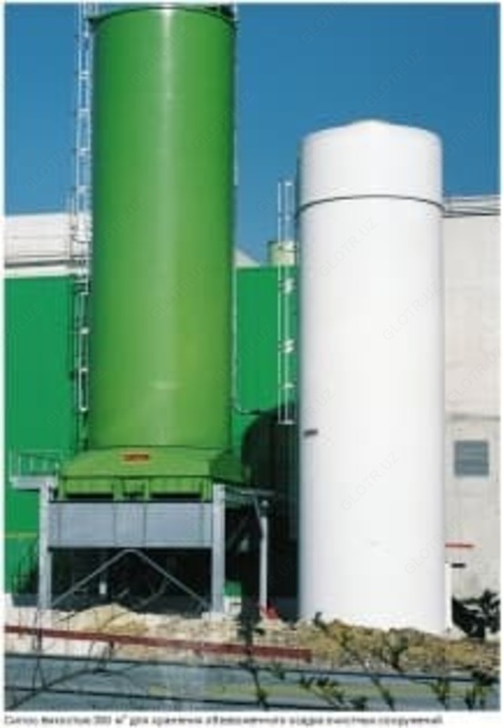 Бункеры PUTZMEISTER для приема и хранения шламов