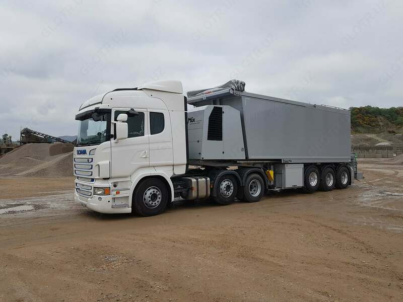 TRANS MIX 5.500 ZE на базе седельного полуприцепа