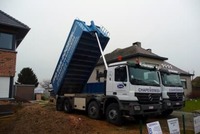  8x4 yuk mashinasi shassisiga asoslangan TRANS MIX 5.500 ZE - 