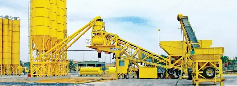 Мобильный бетонный завод МБ-100М