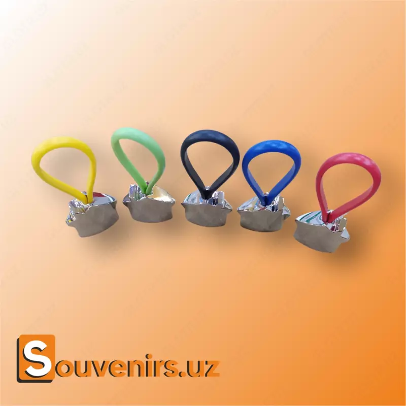 Металлические брелоки в виде домика