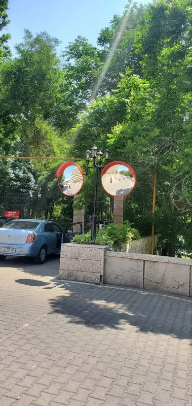 Дорожное обзорное зеркало Сферическое дорожное зеркало 100 см