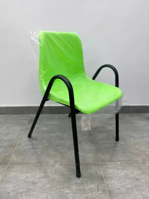Стул с металлическим каркасом и пластиковым сиденьем (зеленый). - 238 247.6 сум / шт