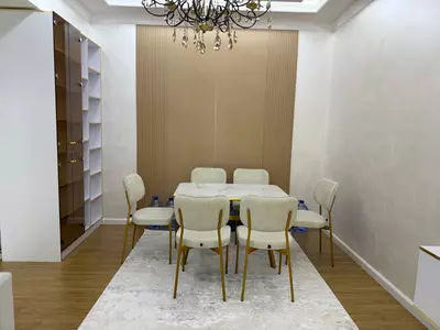 Прямоугольный стол с шестью мягкими стульями - 4 050 209.2 сум / шт