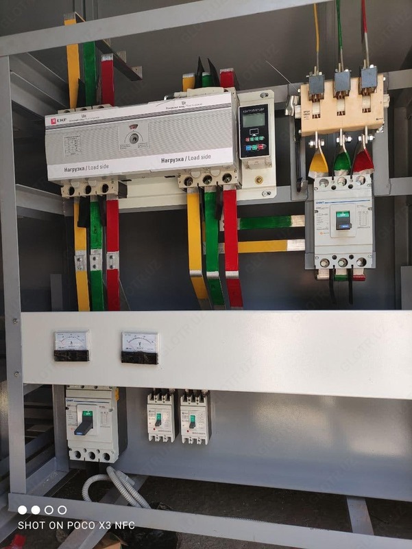 Комплектная 2-хтрансформаторная подстанция типа 2КТПГ-630/10(6)/0,4 KV-A с системой АВР