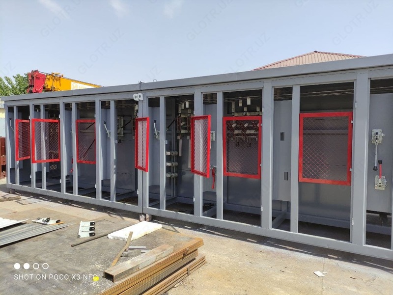 AVR tizimli 2KTPG-400 /10 (6) / 0,4 KV-A tipidagi 2-transformatorli podstansiya.