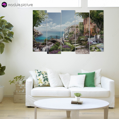 Модульная картина из стекла