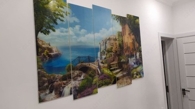 Модульная картина из стекла