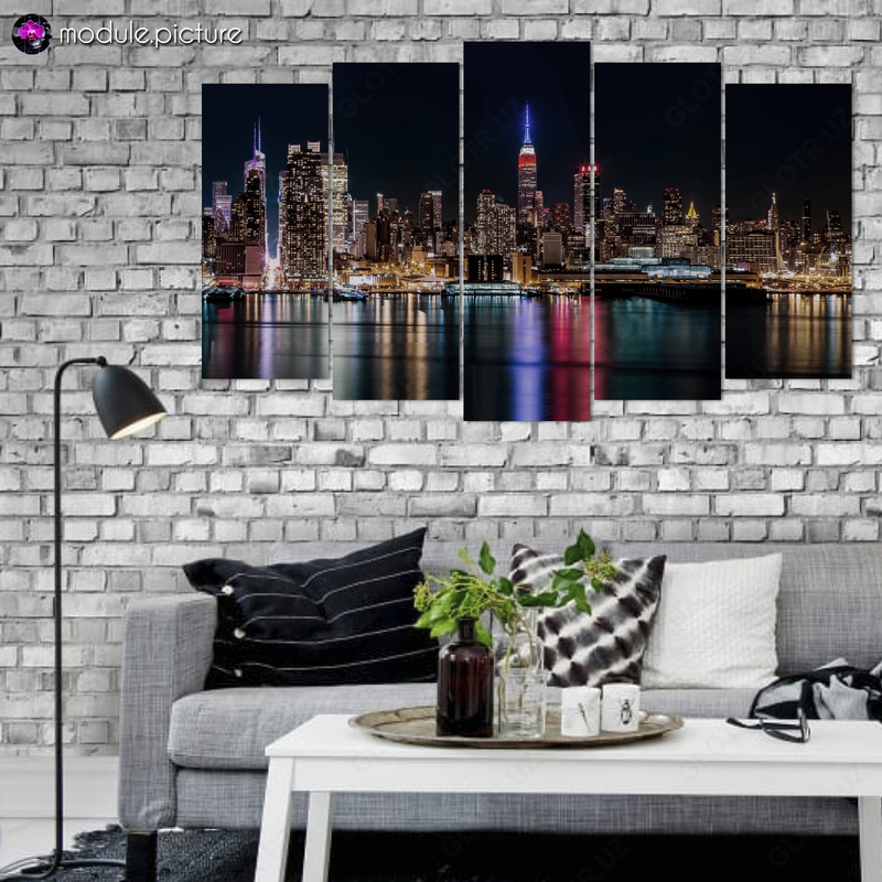 Модульная картина из стекла