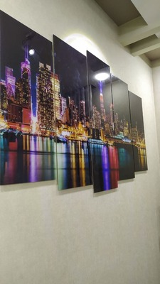 Модульная картина из стекла