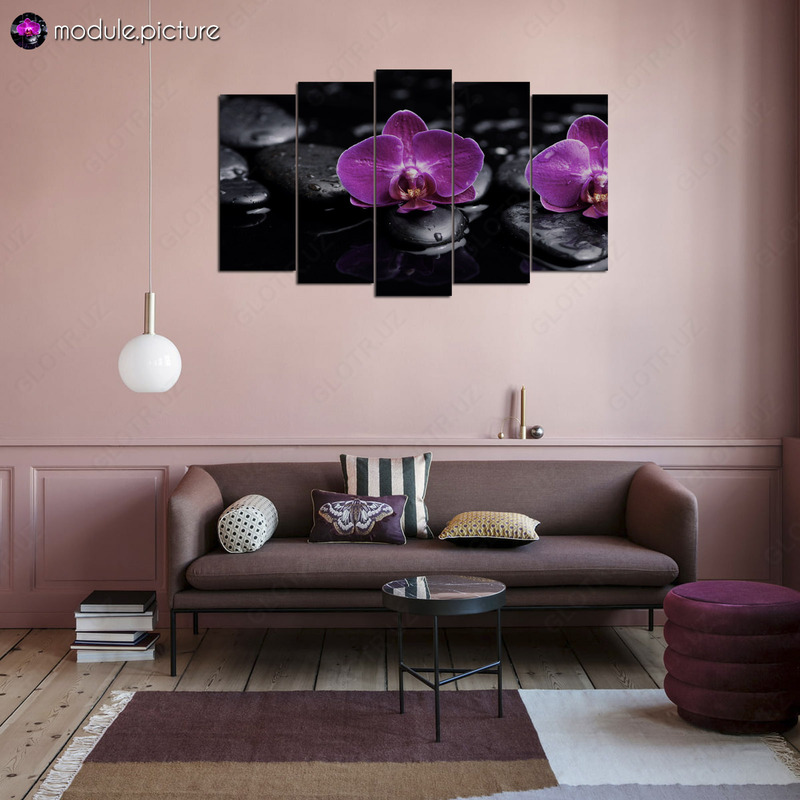 Модульная картина из стекла