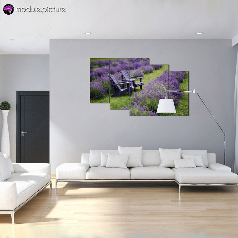 Модульная картина из стекла