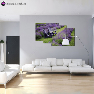 Модульная картина из стекла