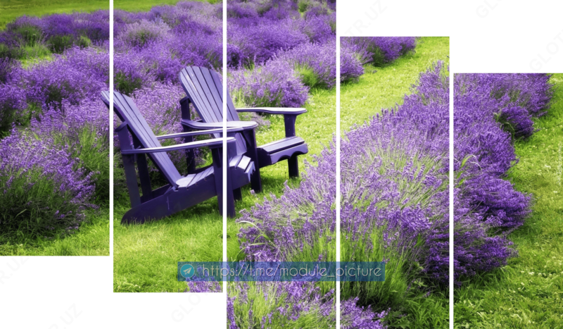 Модульная картина из стекла