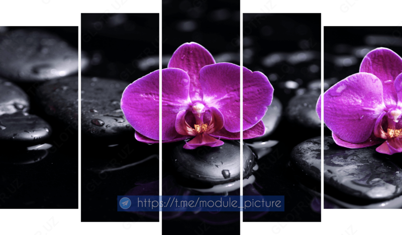 Модульная картина из стекла