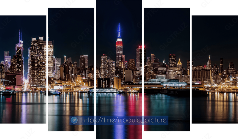 Модульная картина из стекла