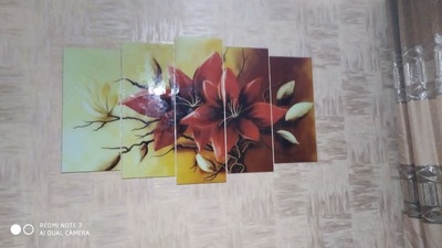 Модульная картина из стекла