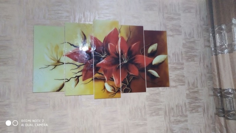 Модульная картина из стекла