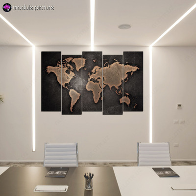 Модульная картина из стекла