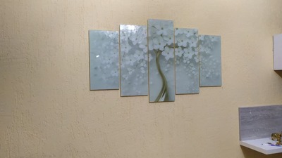 Модульная картина из стекла