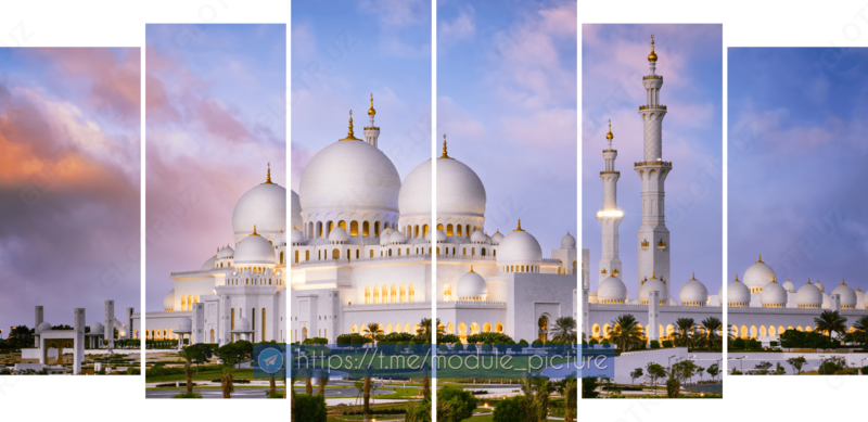 Модульная картина из стекла