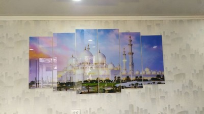 Модульная картина из стекла