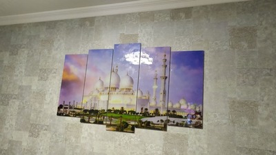 Модульная картина из стекла