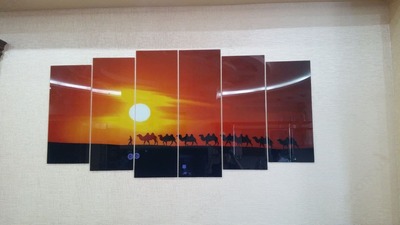 Модульная картина из стекла